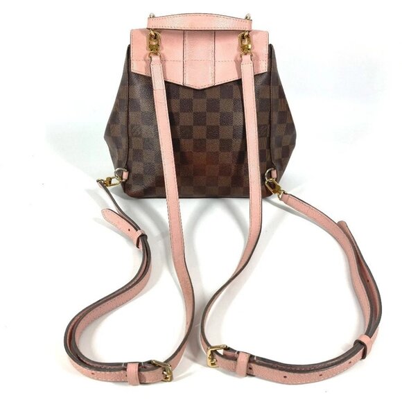 LOUIS VUITTON N42262 Damier Crampton Bag Hand Bag Backpack Canvas pink/Brown main image 7